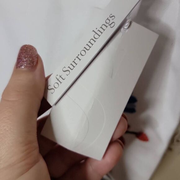 Soft Surroundings Embellished Floral 5 Pocket Straight Leg Crop Jeans 18 Petitie - Picture 5 of 13